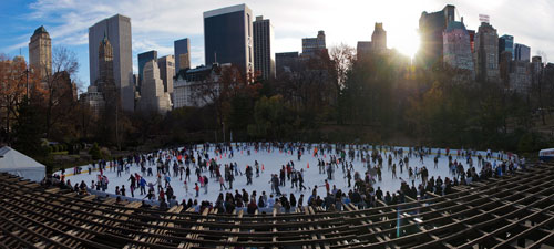 Sony NEX-5N Panorama Central Park Ice Rink